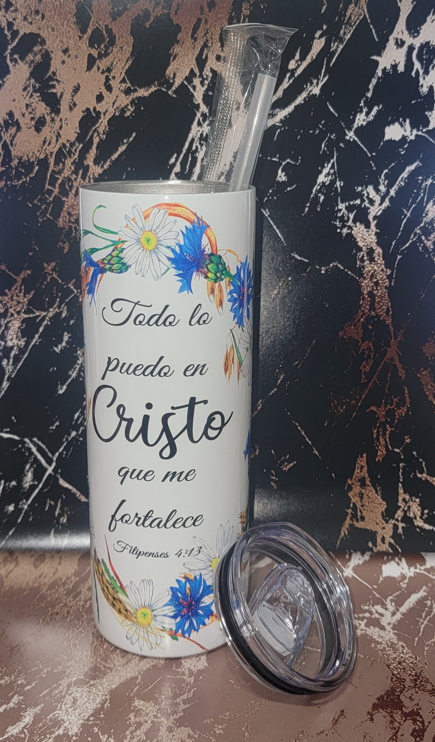 "Todo lo puedo..." Tumbler