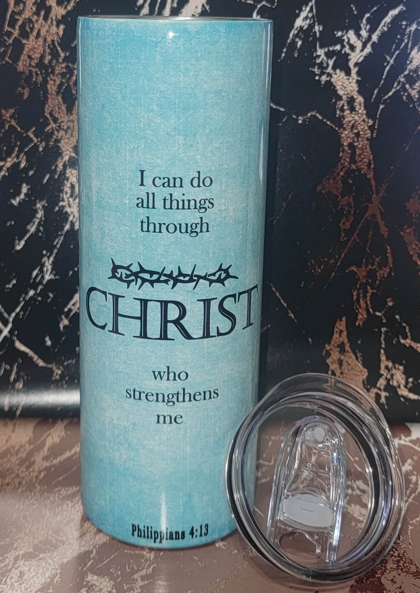 "I can do all things..." Tumbler