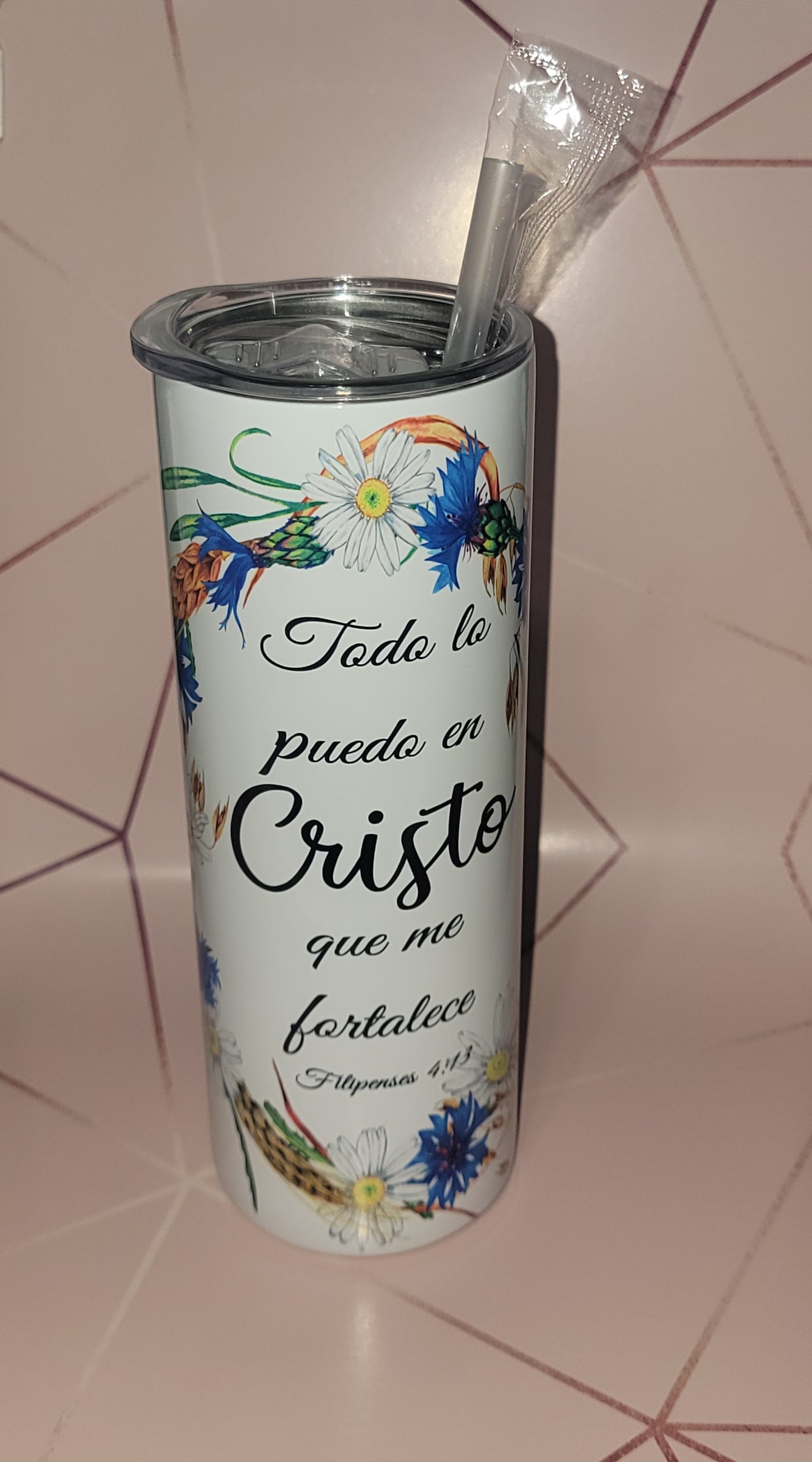 "Todo lo puedo..." Tumbler