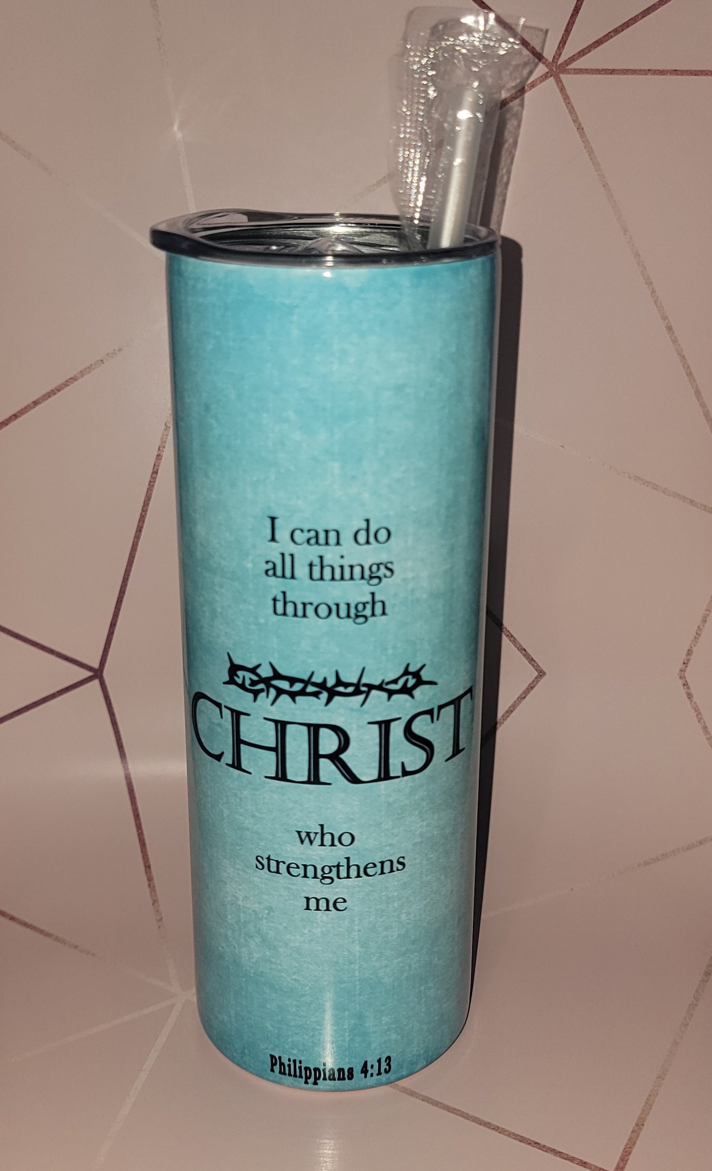 "I can do all things..." Tumbler
